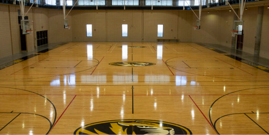 Multi-sport courts at MizzouRec