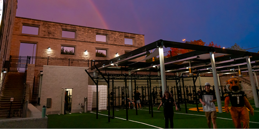 Outdoor fitness facility at MizzouRec.