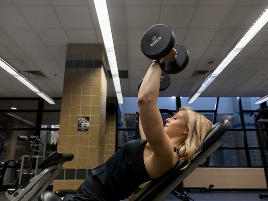 Strength training at MizzouRec