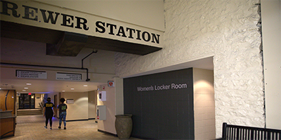 Locker room at MizzouRec