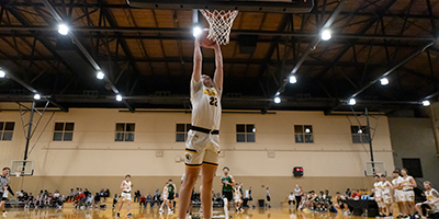 Student playing intramural sports