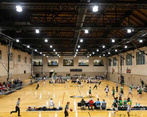 Participants at tournament.
